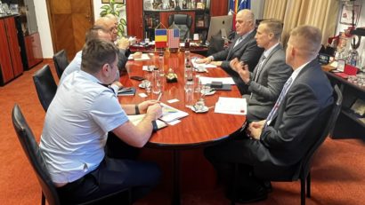 Delegaţi ai Agenţiei pentru Reducerea Ameninţărilor în Domeniul Apărării din cadrul Ambasadei SUA, în vizită la DSU