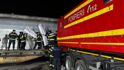 IGSU: Trenurile cu ajutoare pentru Turcia pleacă acum din Bucureşti