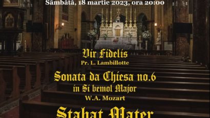 Concert de muzică sacră la Catedrala Sfântul Iosif!