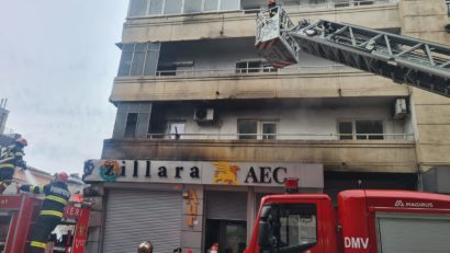 Incendiu în Centrul Vechi al Capitalei