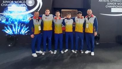 Echipa masculină a României, pe locul 25 la Campionatele Mondiale de gimnastică artistică!