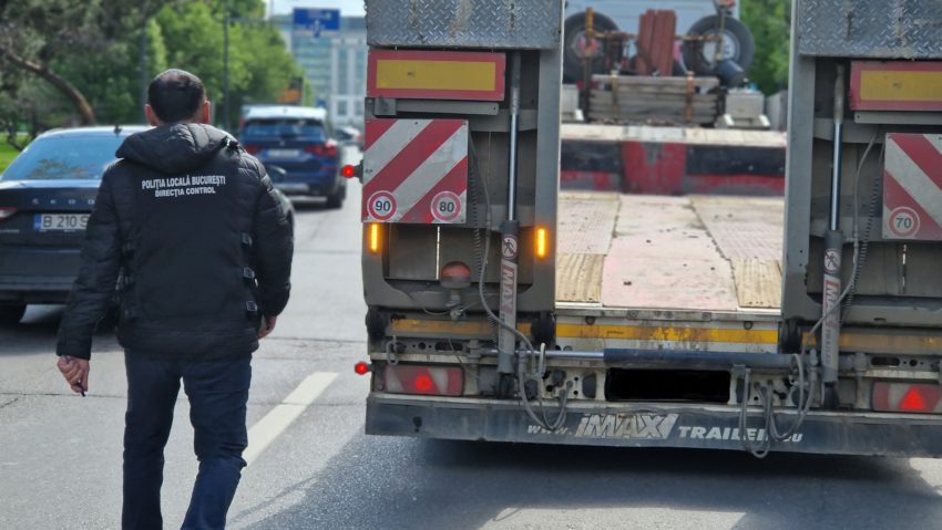 Restricții de tonaj în Piaţa Unirii din București