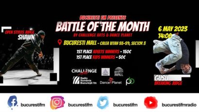 FOTO & VIDEO: Concurs de street dance: BATTLE OF THE MONTH în București Mall Vitan, powered by București FM