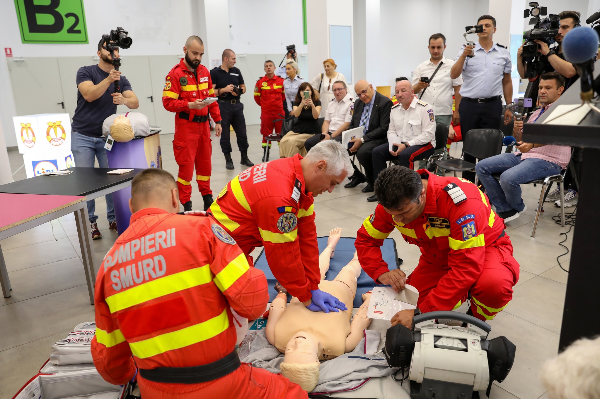 Manechine pentru pregătirea paramedicilor şi voluntarilor SMURD din România