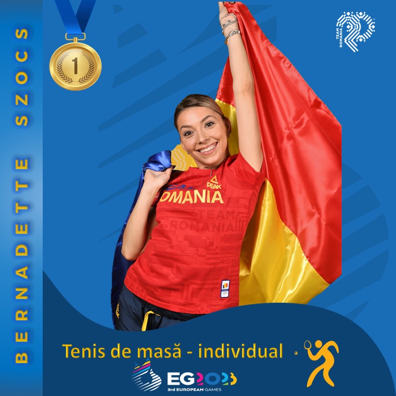 Aur și bronz pentru România la tenis de masă feminin, la Jocurile Europene din Polonia