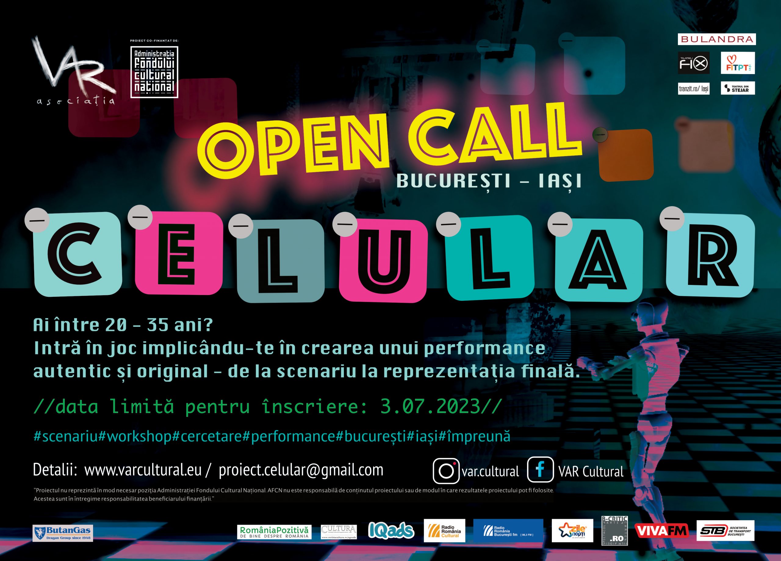 CELULAR- un open call pentru tineri bucureșteni creativi