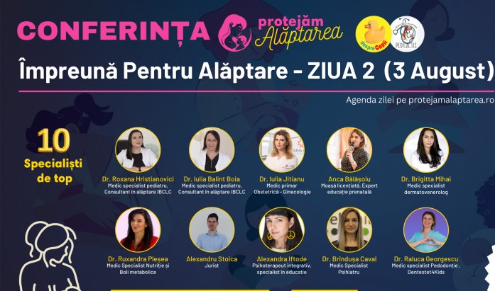 #ProtejămAlăptarea: conferința moderată de Elena Zagaican face record de audiență