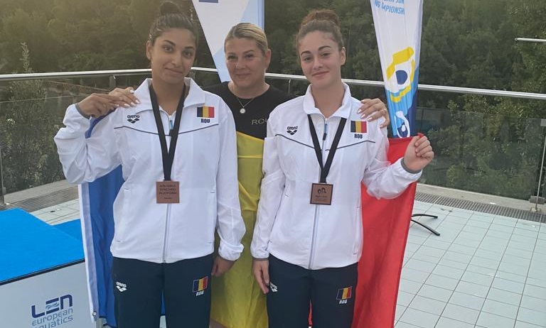 Medalie de bronz pentru România, la Campionatele Europene de sărituri în apă pentru juniori