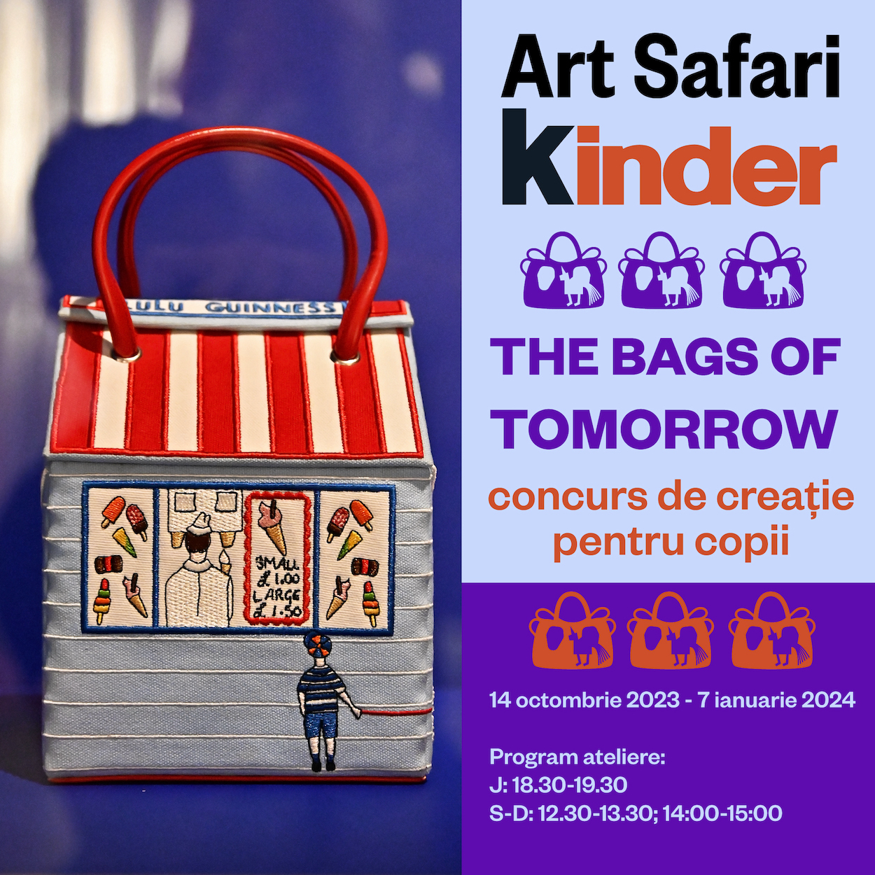 Art Safari Kinder lansează concursul de creație pentru copii „The Bags of Tomorrow”