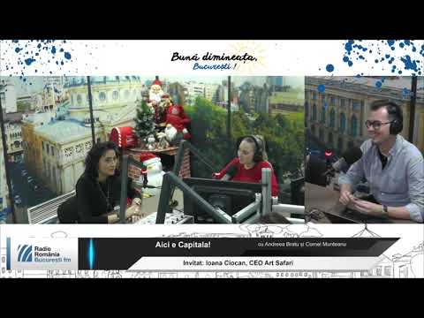 VIDEO: Ioana Ciocan (Art Safari) – „Copiii pot să își facă propriile lor vederi de Crăciun”