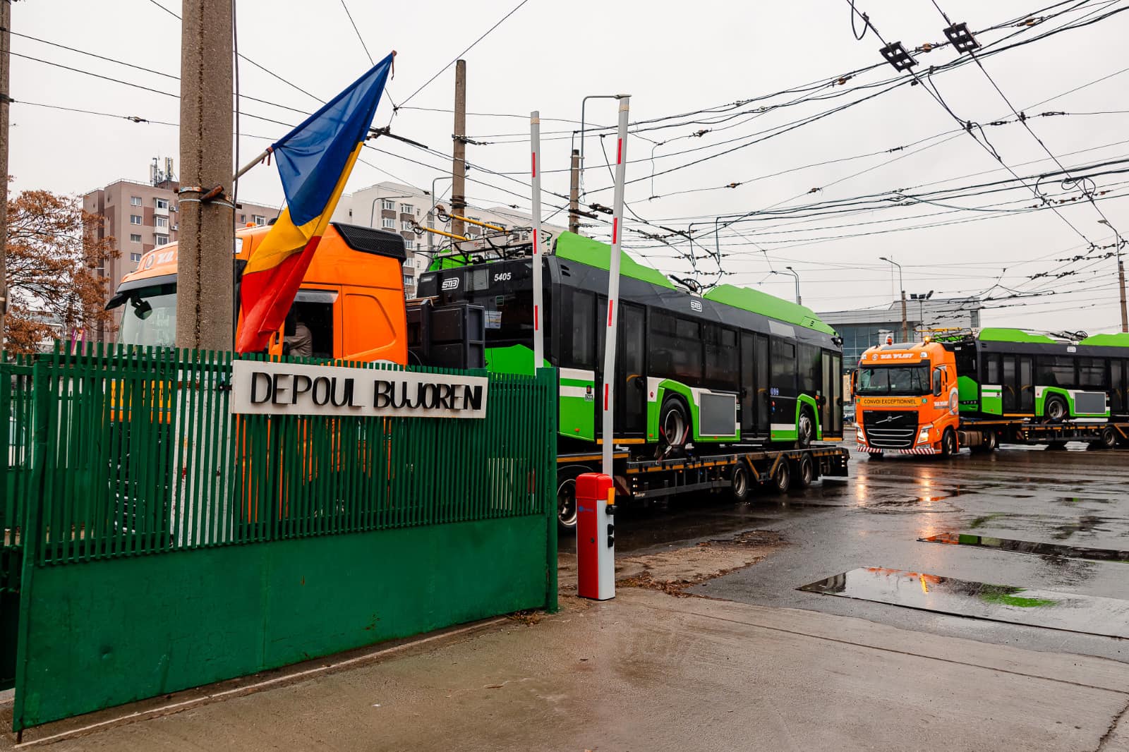 Primele 7 autobuze SOLARIS, in Depoul STB Bujoreni