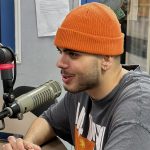 Andrei Bănuță in studioul Bucuresti FM/ foto: Cornel Munteanu