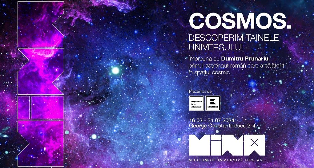 „Cosmos – Descoperă tainele universului”, un nou spectacol imersiv la MINA!