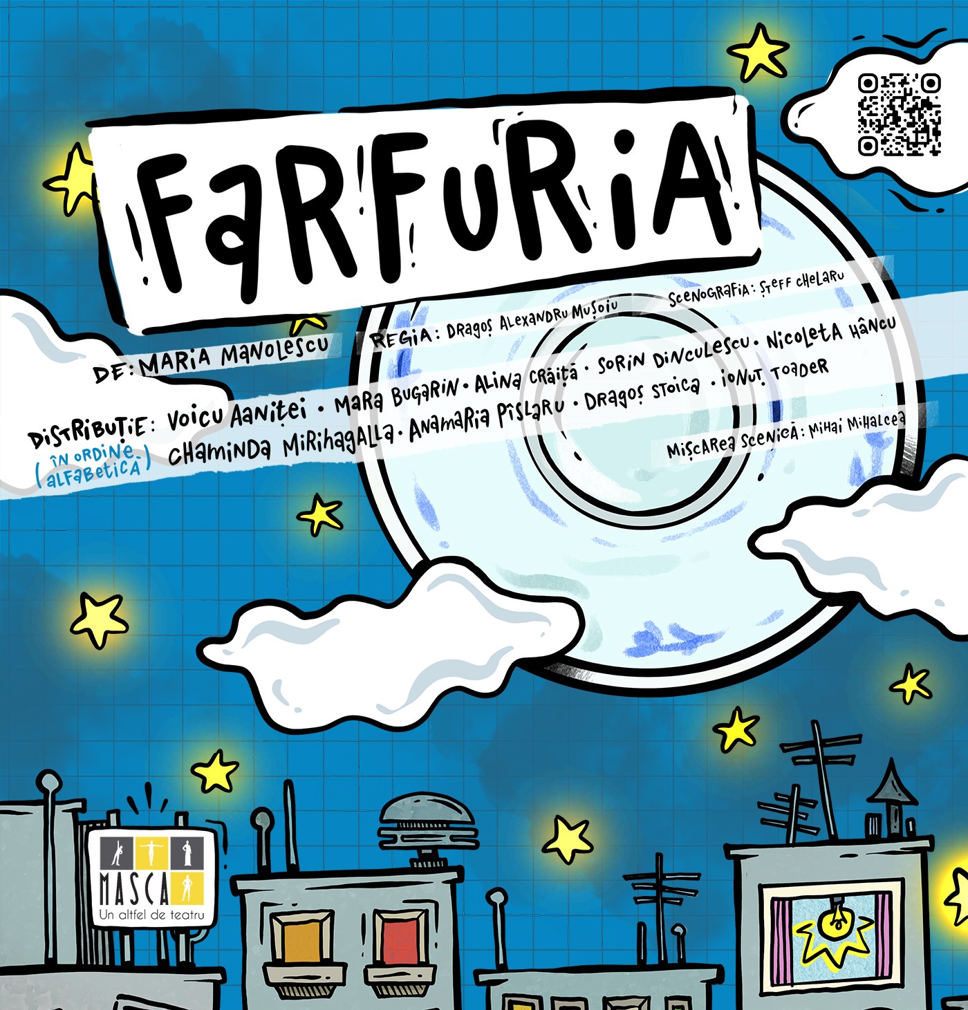 Spectacolul „Farfuria” , premieră outdoor la Teatrul Masca