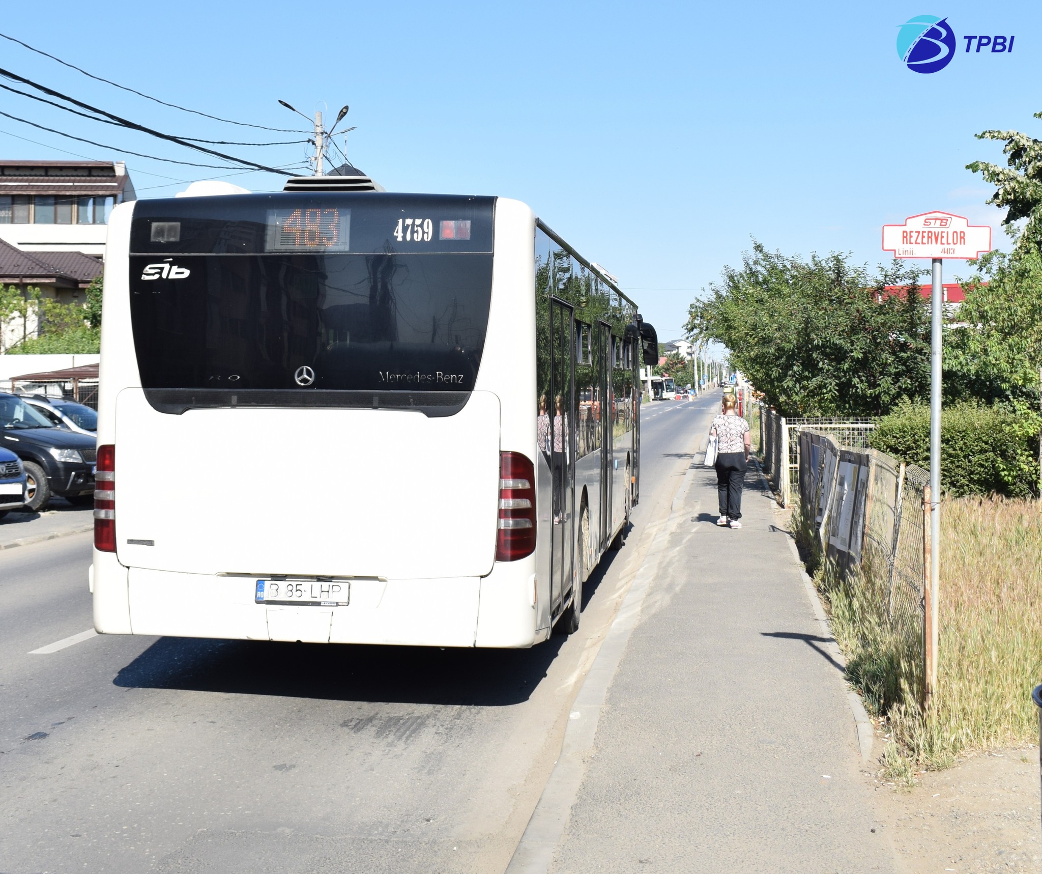 Trei stații noi pe traseul liniei de autobuz 483