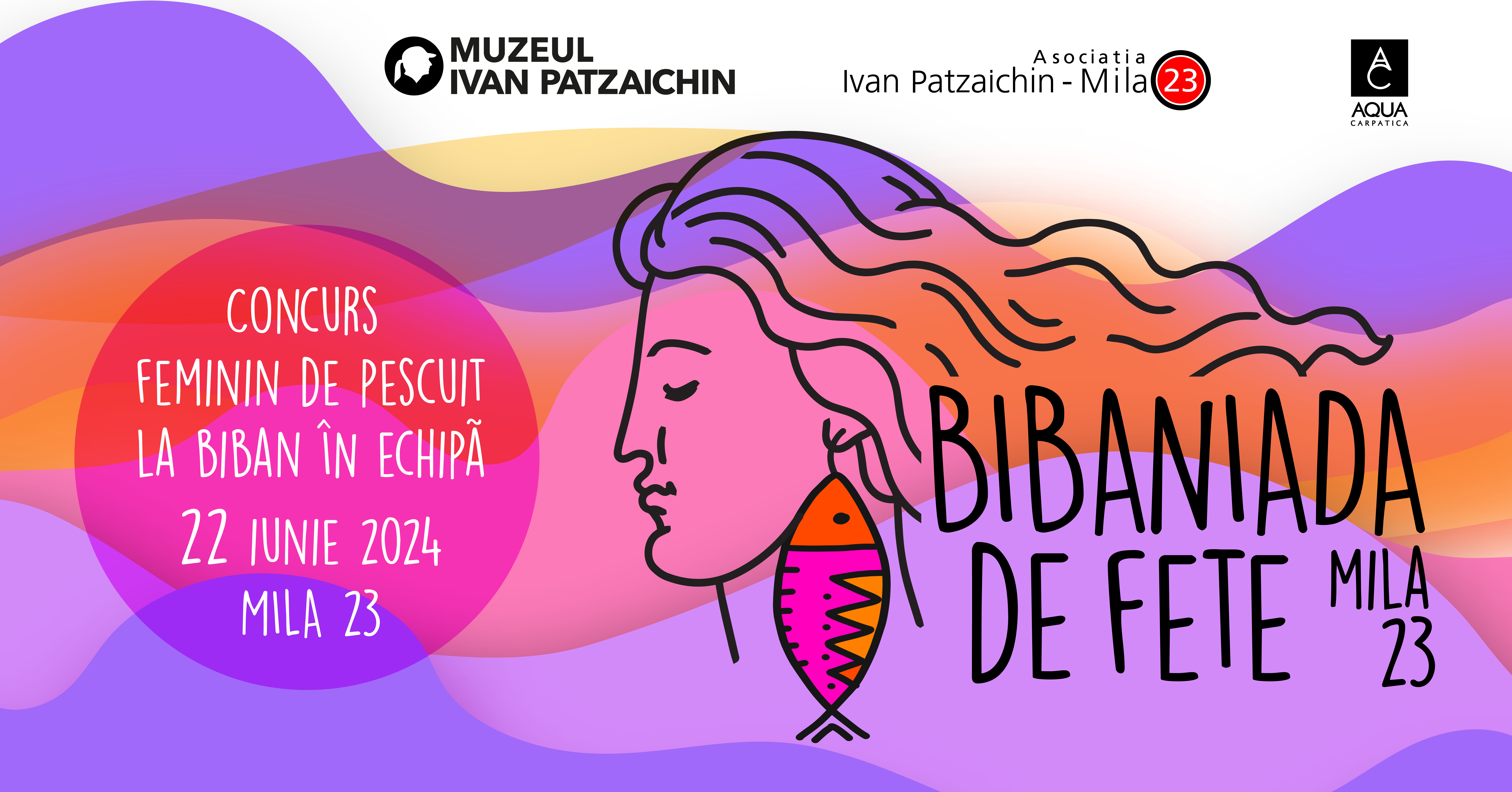 Bibaniada – Concurs de pescuit feminin la Mila 23