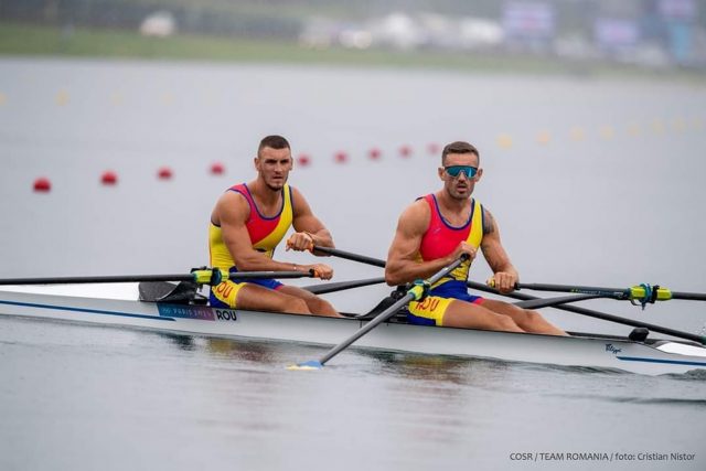 Marian Enache și Sebastian Cornea canotaj