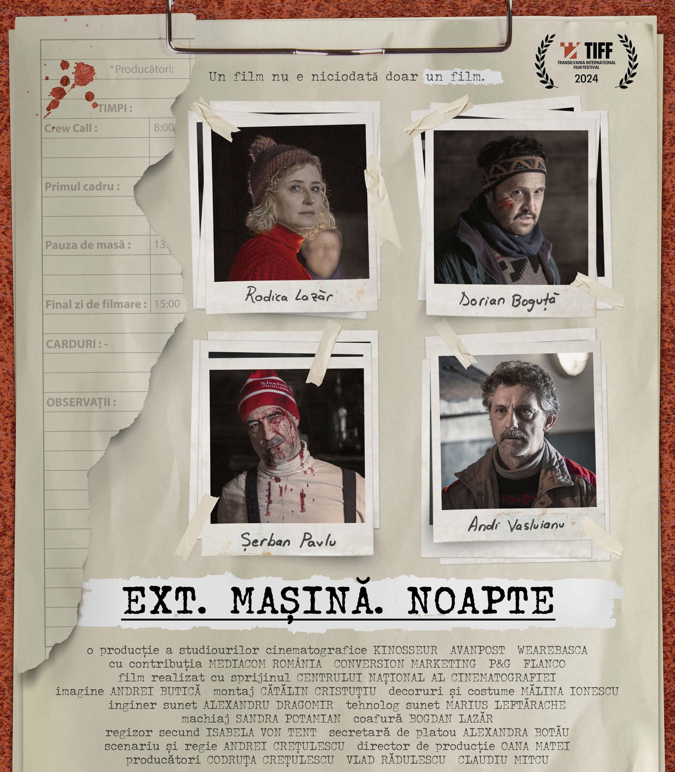 EXT. MAȘINĂ. NOAPTE – cu Rodica Lazăr, Dorian Boguță, Șerban Pavlu și Andi Vasluianu – din 13 septembrie la cinema