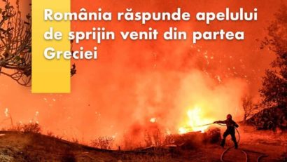 România răspunde apelului de sprijin venit din partea Greciei