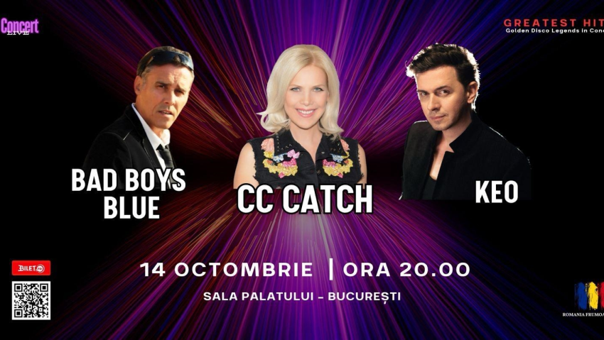 Toamnă cu “Legende în concert” la București. CC Catch și Bad Boys Blue, din nou în România