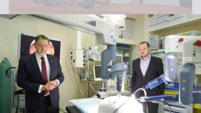 Robotul chirurgical de la Spitalul „Grigore Alexandrescu” este funcţional; primele operaţii – săptămâna viitoare