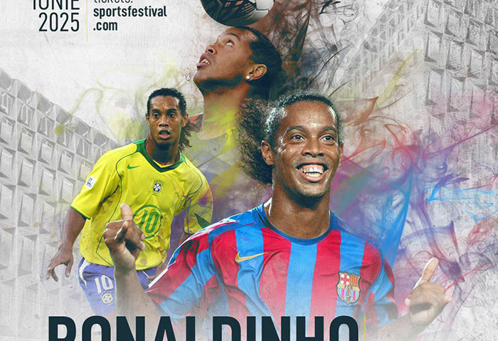 Legendarul Ronaldinho va fi prezent la Sports Festival 2025