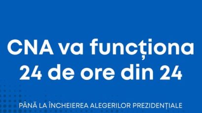 CNA va funcţiona în regim de permanenţă până la încheierea alegerilor