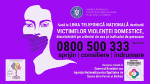 Numărul de telefon pentru ajutorarea victimelor violenței domestice va fi afișat obligatoriu în spațiile publice!